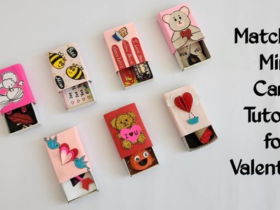 DIY Valentine's Day Craft Ideas | Empty Matchbox Cards tutorials | Mini Gift Box for Valentine week