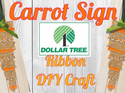 Easter Carrot Decoration - Dollar Tree Craft DIY