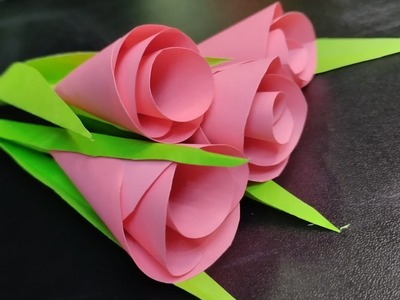 Easy paper craft||Amazing paper flower||Home decor||Paper craft