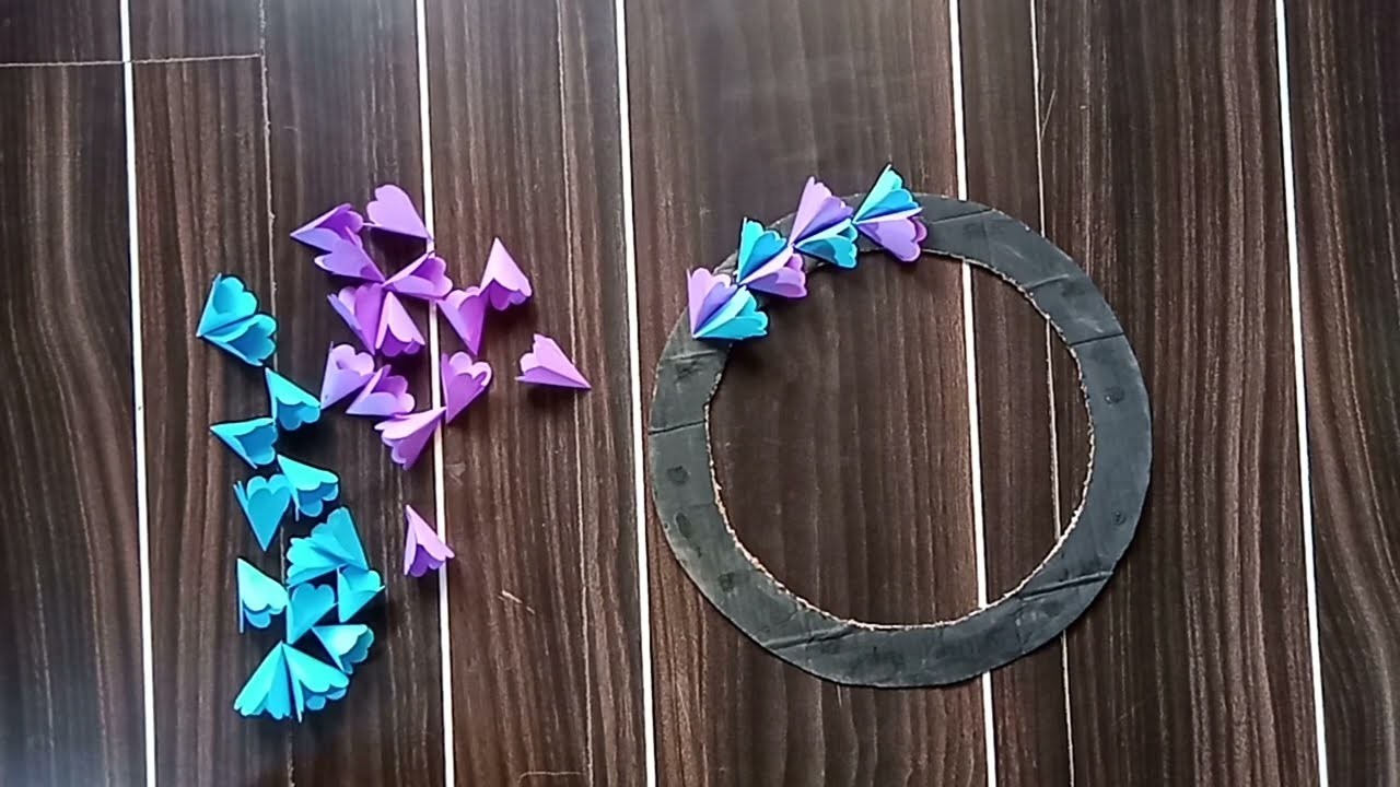 Easy Wall Hanging Craft | Diy Home Decor Ideas | Beautiful Paper Craft | DIY Wall Mate