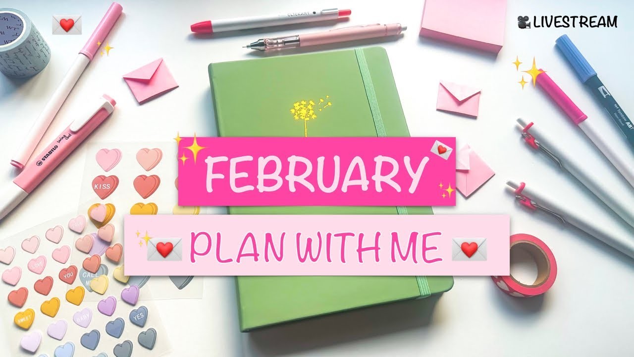 FEBRUARY PLAN WITH ME ????✨