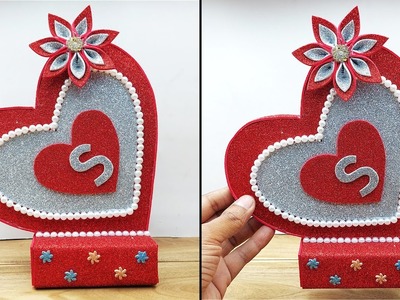 Glitter Foam Sheet Crafts || DIY Handmade Valentine's Day Gift Making Ideas