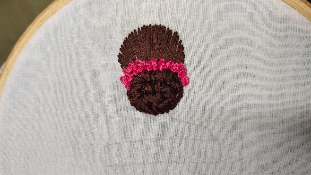 Hair Embroidery | Embroidery for beginners