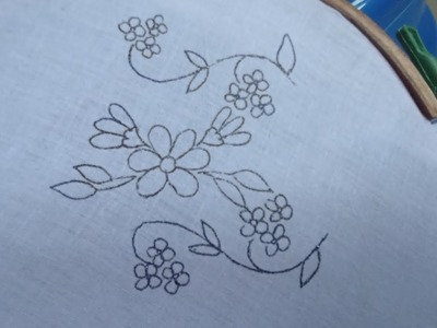 Hand Embroidery French knot new flower design | #handembroidery