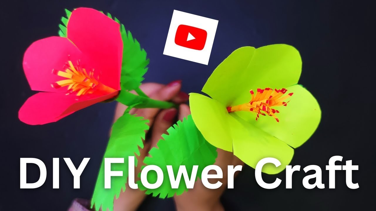 How to make DIY Easy Paper Flowers?
