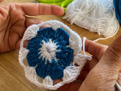 How to make easy crochet diy woolen flower craft pattern design step by step