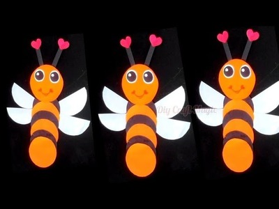 How To Make Paper Honey bee | Paper Craft Diy | DIY CRAFT MAGIC