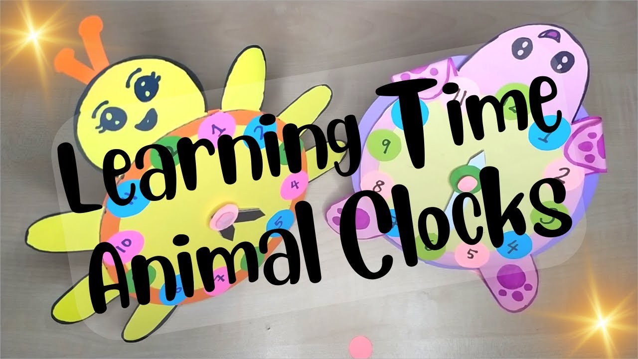 Learning Time with Animal Clocks | DIY Kids Toys | Easy Paper Craft | How to Make |