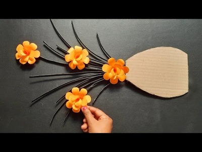Paper Flower Wall Hanging | Paper Craft for Home Decorations