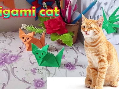 Paper origami cat | buat origami kucing