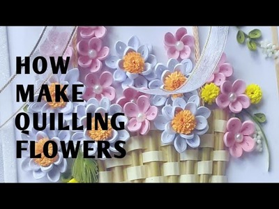 Paper  quilling flower  tutorial #filigree #paper #quilling