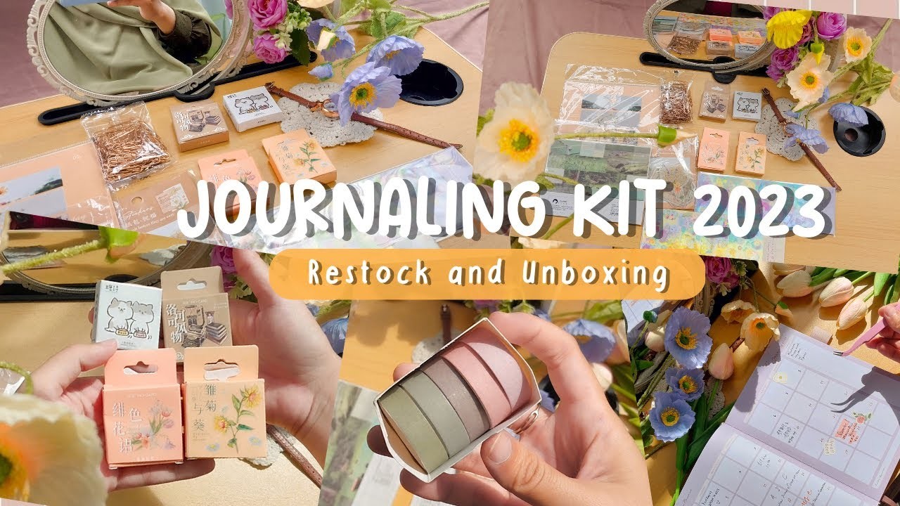 Restock and Unboxing Journaling Kit 2023 Indonesia