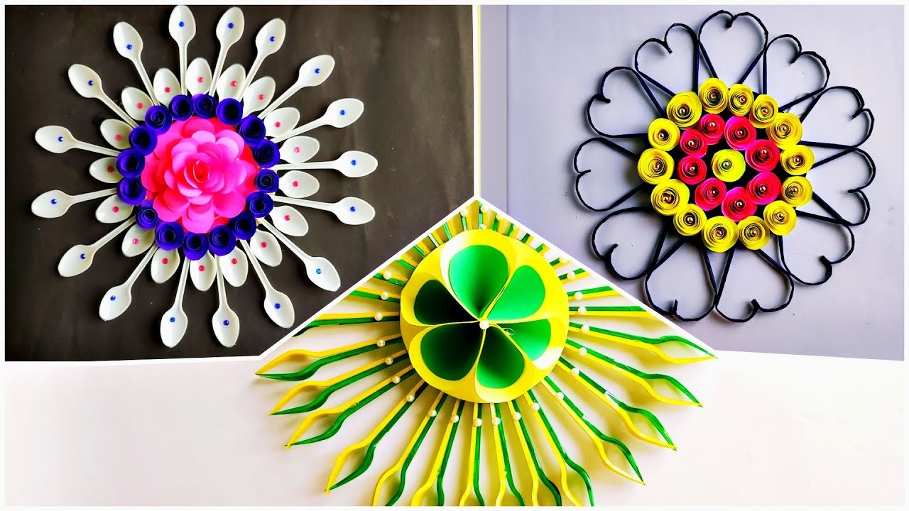 Simple and Beautiful Wall Hangings - Multiple Paper Craft - DIY Wall Hanging - Home Decor