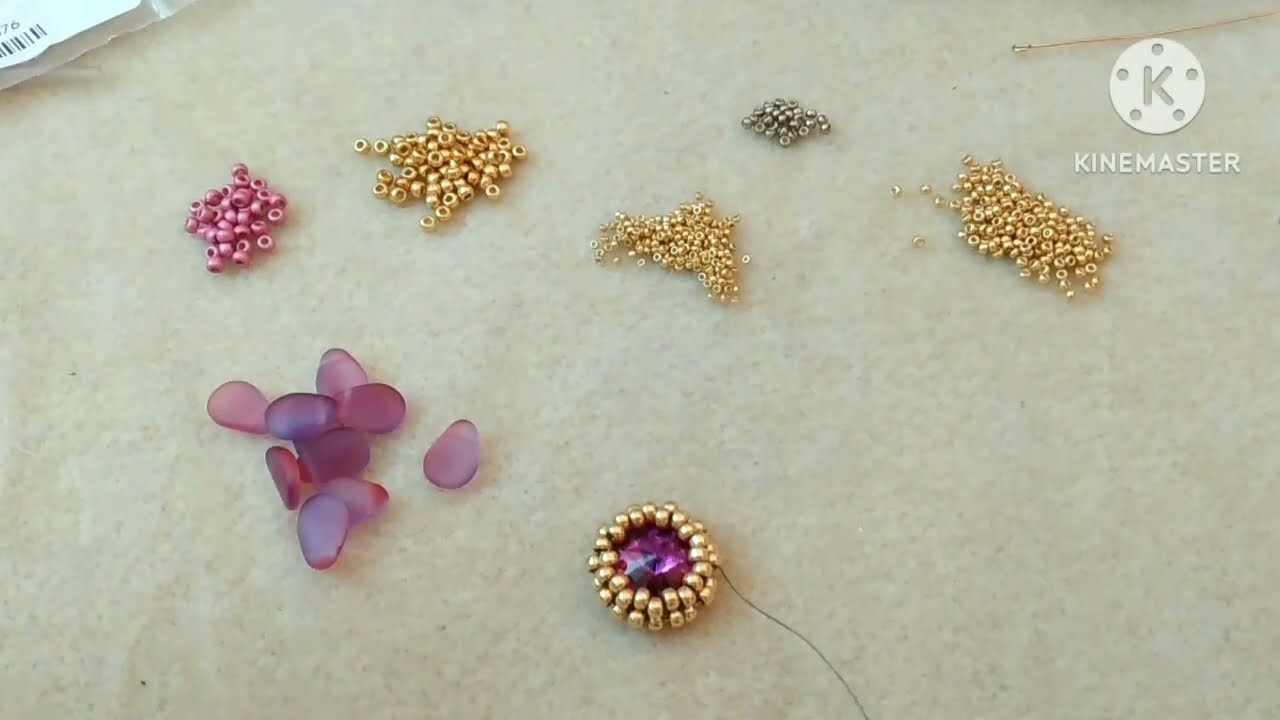 Tutorial orecchini.ciondolo Valentine flowers #craft #diy #earrings #pendant #beading #tutorial