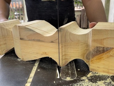 Woodworking Crafts Hands Always Creative Wonderful. Beautiful Curved Wooden Tea Table Design DIY