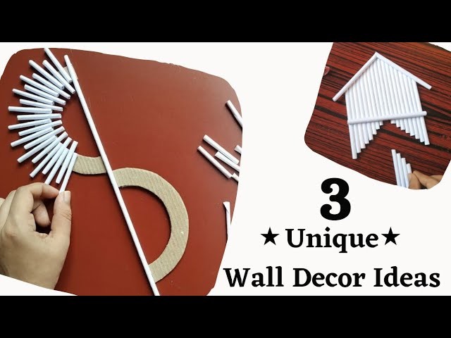 3 Unique Wall Decorations-Paper Craft-Diy-Home Decoration Ideas#papercraft #diy #eenuzartscrafts