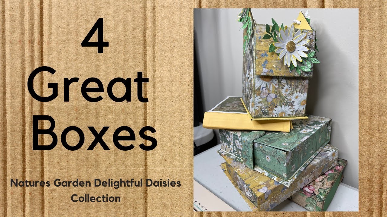 4 GREAT BOXES - Natures Garden Delightful Daisies Collection