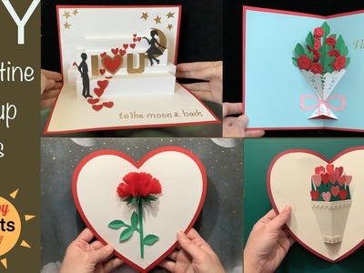 4 Handmade Pop-Up Cards for Your Valentine