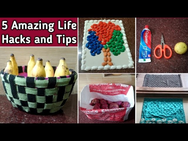 5 Amazing Life Hacks and Tips #diy #trending #vairal #craft #kitchen #tips #tricks @passsamayal
