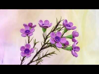 ABC TV | How To Make Wax Flower Paper | Paper Quilling - Craft Tutorial