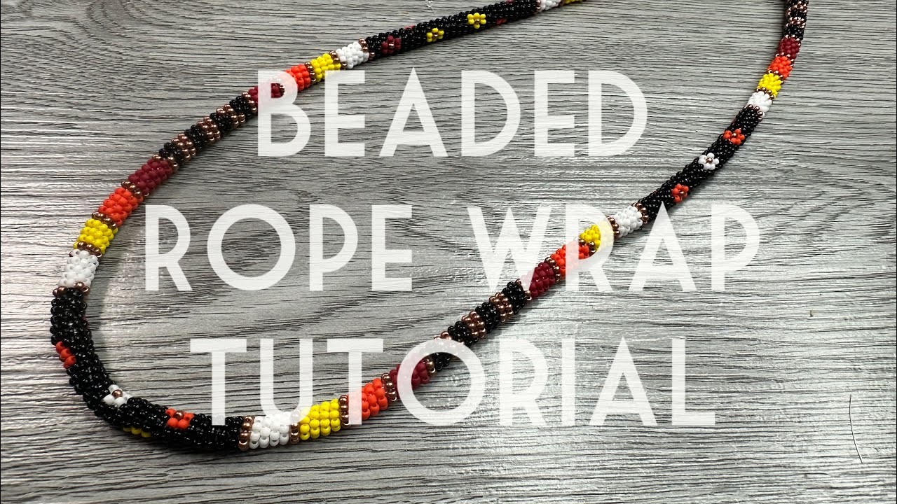 Beaded Rope Necklace Tutorial