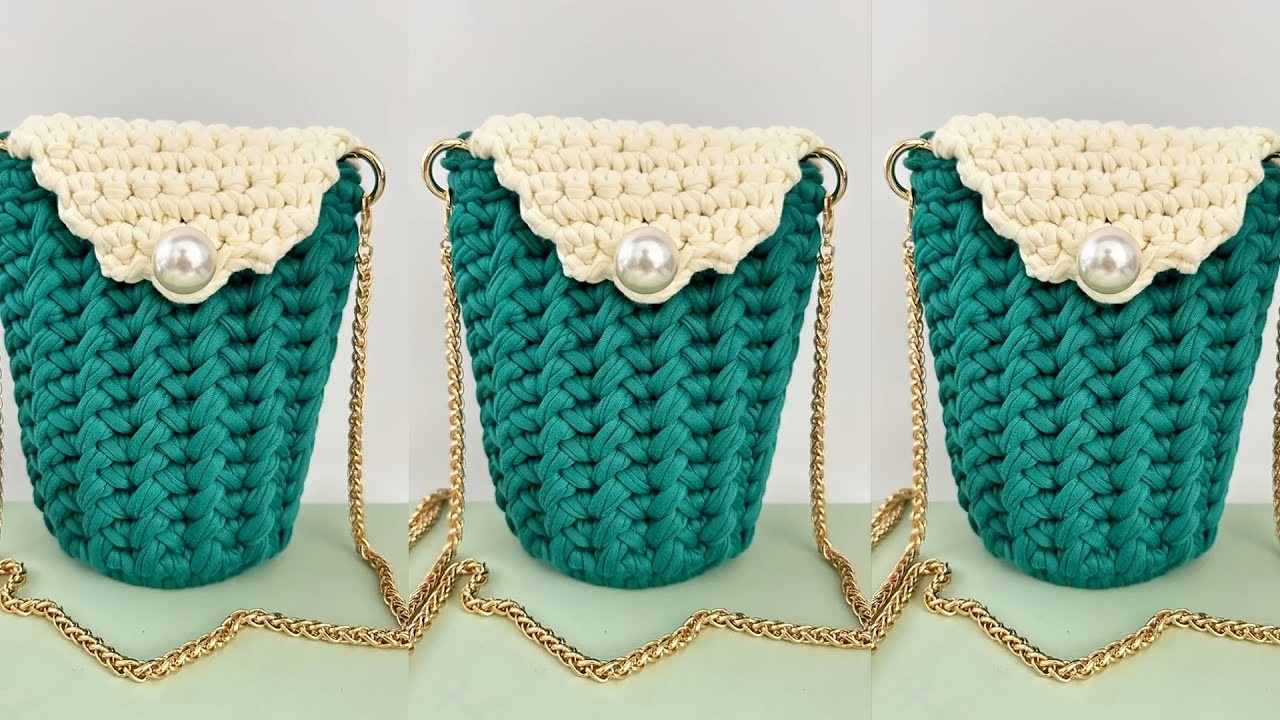 Beautiful and Super Easy Crochet Bag Tutorial for Beginner