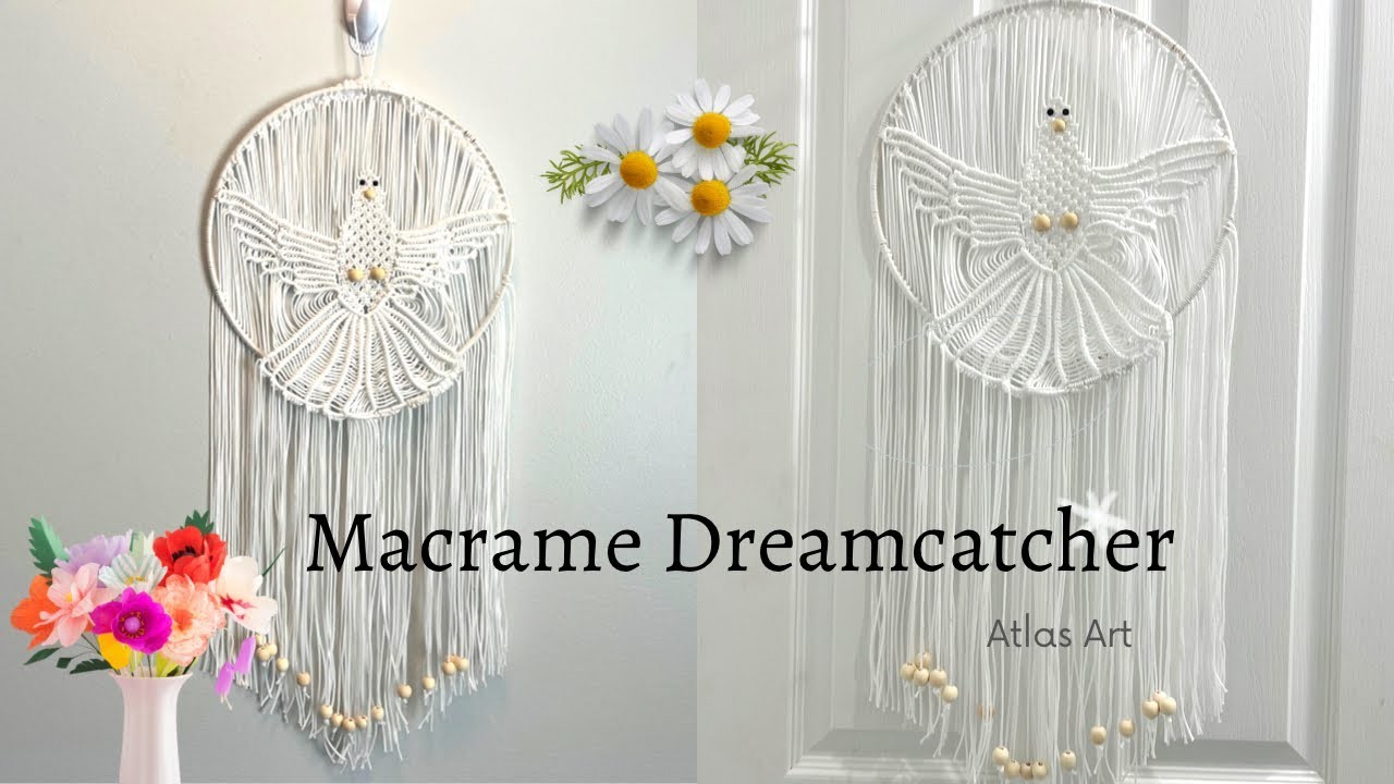 Beautiful Macrame Dream Catcher Idea | Embroider Frame | Craft and Diy | Handcraft |