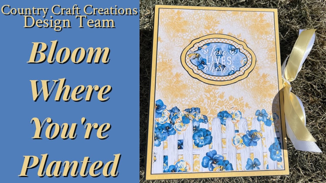 Bloom Where You are Planted Album - A Country Craft Creations Design Team Tutorial