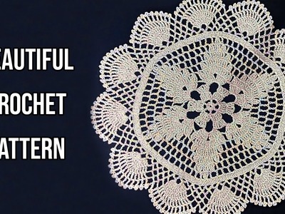 Crochet Design ( Thalposh. Table Cloth. Placemat. Doily ) in Hindi & Urdu - Woolen Craft 150