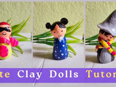 Cute Doll Clay Tutorial | Clay Art | Clay Craft Ideas | Clay Work For Beginners | Easy Clay Art |