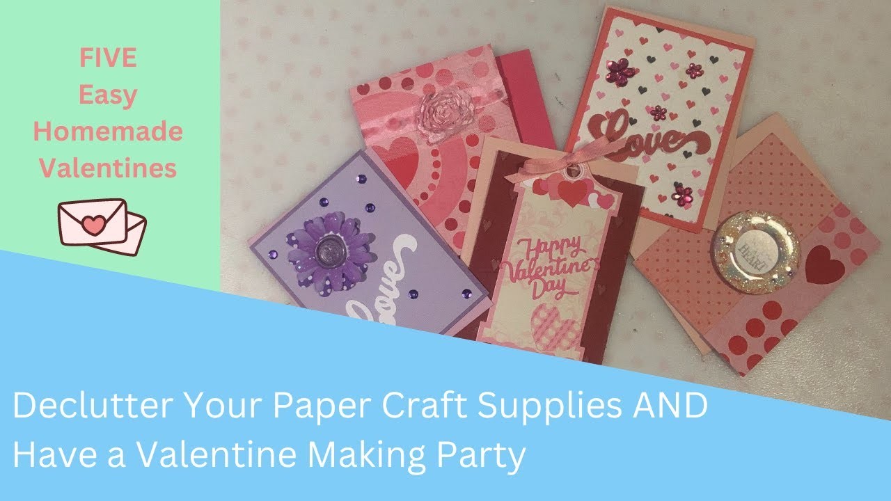 Declutter Your Paper Crafts and Have a Valentine Making Party | Sealing Wax Tutorial