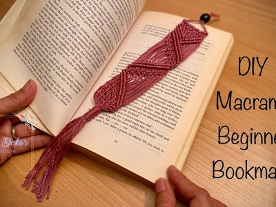 DIY Macramé Beginner Bookmark