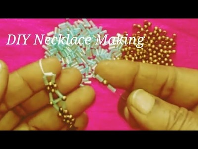 DIY PEARL NECKLACE MAKING at Home. Handmade Jewellery.Tutorial. #myhomecrafts