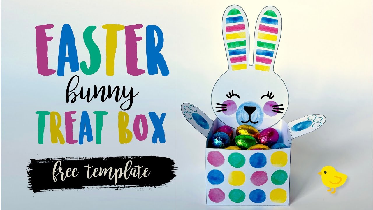 Easter Bunny Treat Box Craft DIY