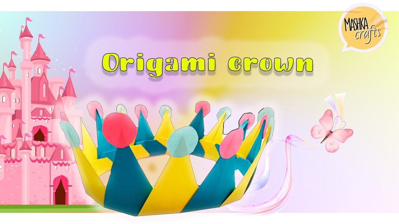 Easy Origami Crown DIY - Kids Craft Ideas