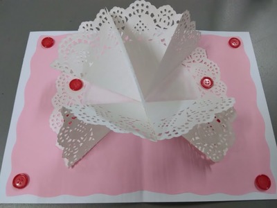 Easy pop up Valentine card tutorial - Membuat kartu Valentine - Kids art and craft