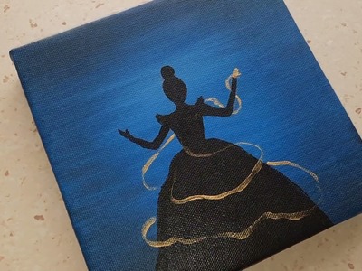 Easy Princess  Acrylic Painting (Acrylic Painting Tutorial)