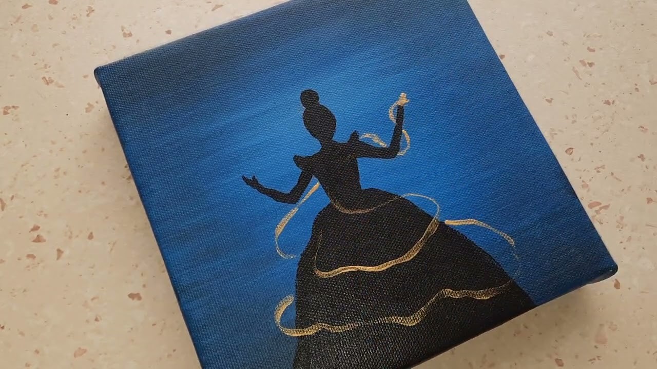 Easy Princess  Acrylic Painting (Acrylic Painting Tutorial)