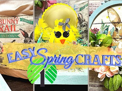 Easy spring and Easter crafts. dollar tree diys, hacks, and up cycles ????????