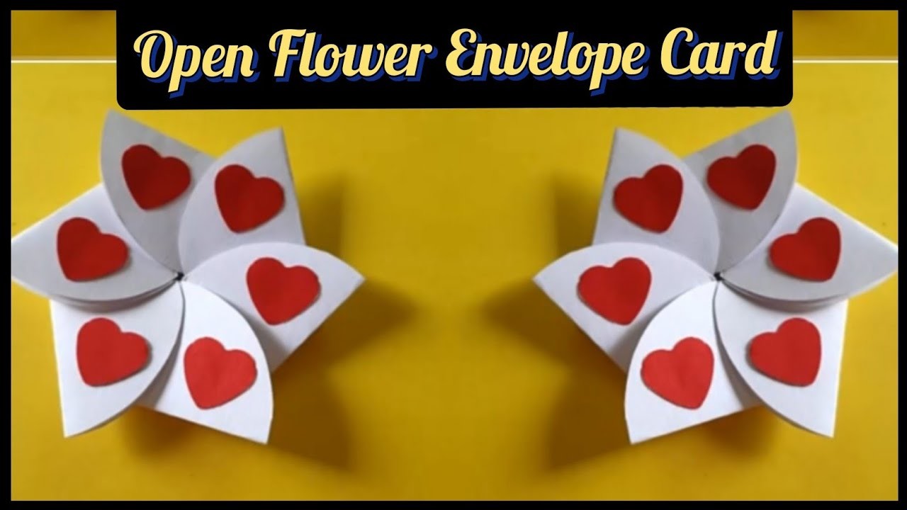 Flower Envelope Card Tutorial by Sizzling Art