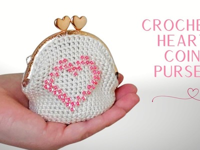 How to crochet Heart Coin Purse ????