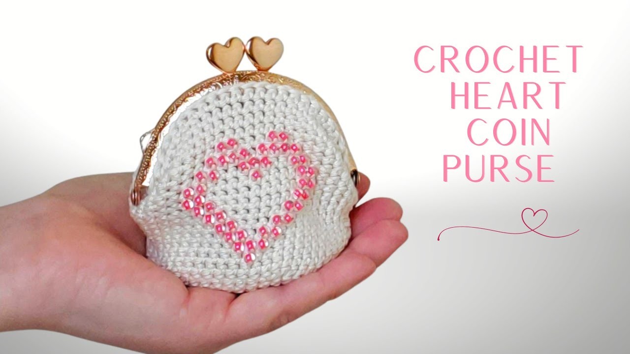 How to crochet Heart Coin Purse ????