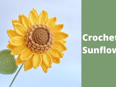 How to Crochet Sunflower | Beginner Friendly Flower Bouquet Crochet Tutorial