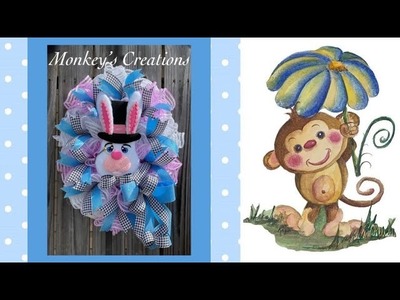 How to Make a Bunny Wreath | Easy DIY Easter Wreath | Easter Craft | LIVE Replay