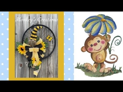 How to Make a Gnome Wreath | Easy DIY Spring Wreath | Spring Craft | Live Replay