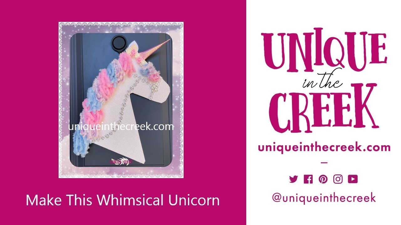 How to Make a Unicorn | DIY Whimsical Unicorn Wreath | Spring Craft | Horse Wreath Board | Tutorial