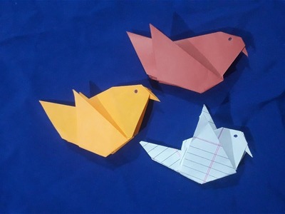 How to Make an Easy Origami Bird - DIY Paper Bird Tutorial
