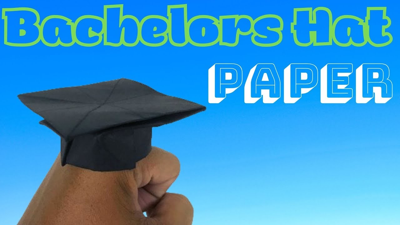 How To Make Easy Bachelors Hat Paper | DIY Origami Bachelors Hat Craft