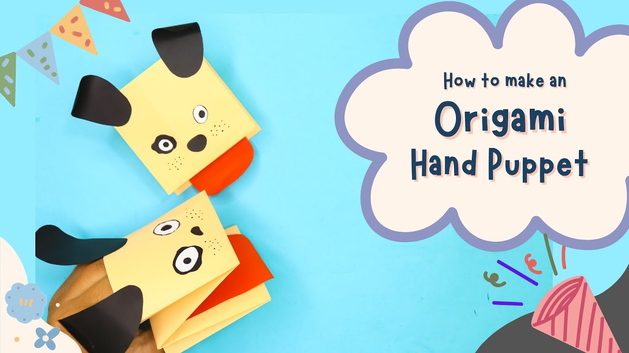 How to Make Hand Puppet Dog Craft - Paper Hand Puppet Craft - DIY Crafts