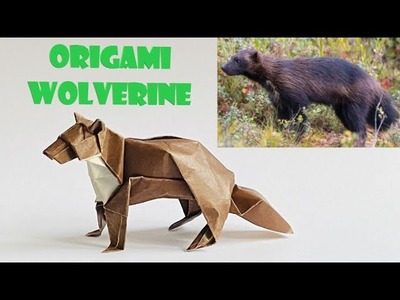 How to make Origami Wolverine, step by step tutorial